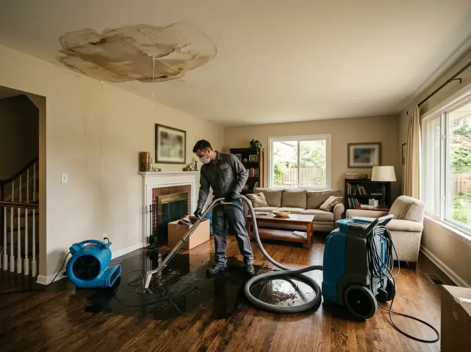 attic-pipe-burst-ceiling-drip-008 — frequently asked questions, Water Damage Restoration & Carpet Care in Suamico, WI
